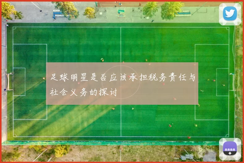 足球明星是否应该承担税务责任与社会义务的探讨