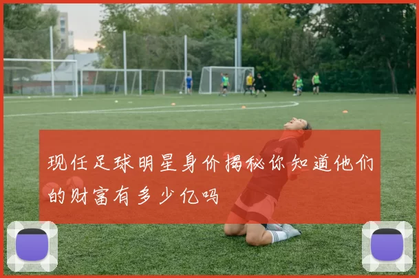现任足球明星身价揭秘你知道他们的财富有多少亿吗