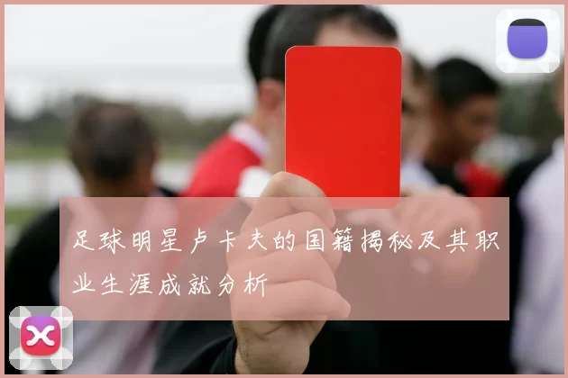 足球明星卢卡夫的国籍揭秘及其职业生涯成就分析